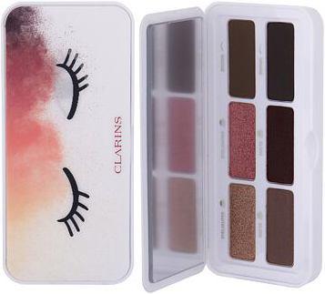 Actual product image Clarins Selfie Ready - Ready In A Flash Palette (Beige, Brown, Gold, Peach, Rose, Red)