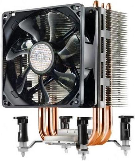 Produktbild Cooler Master Hyper TX3 Evo Universal cooler, 3 x Ø6mm heat-pipes, Intel 775/115x/ and AMD AM x/FM x, 92mm PWM fan