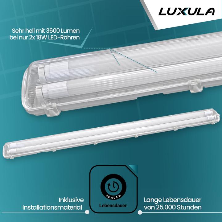 Image du produit Luxula Lampe à LED pour baignoire (3600 lm, G13)