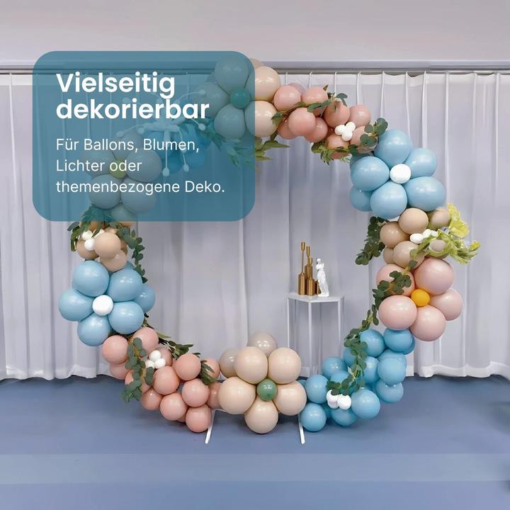 Actual product image Hermex Balloon arch frame Balloon arch circle holder Metal arch Balloon arch stand