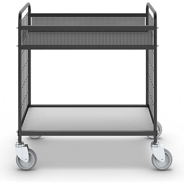 Actual product image Ebinger Office trolley, 2 shelves, LxWxH 830 x 510 x 935 mm. (150 kg)