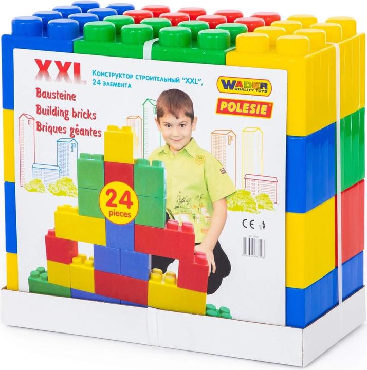 Actual product image Polesie 'Constructor "XXL" 24 parts + connecting parts