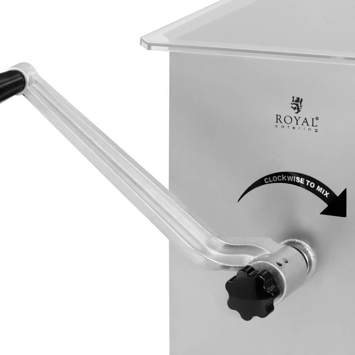 Actual product image Royal Catering Meat Mixer - 16 L - stainless steel - manual