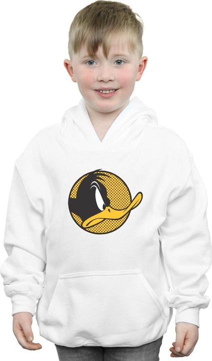 Immagine prodotto Looney Tunes Daffy Duck Dotted Profile Felpa con Cappuccio Ragazzi (116)