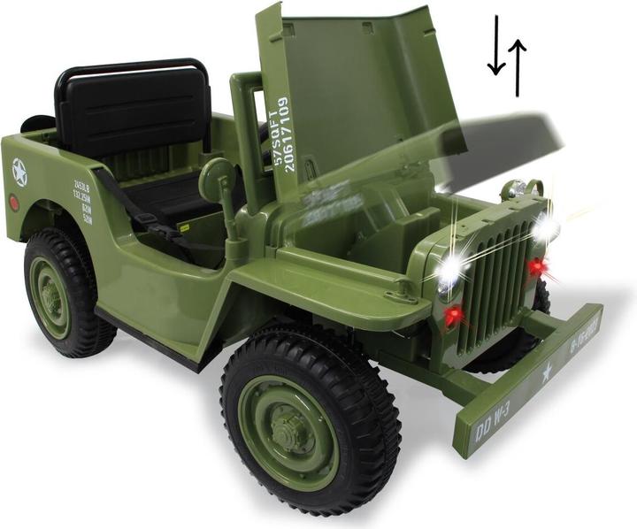 Actual product image Jamara Jeep Willys MB Army (12 V)