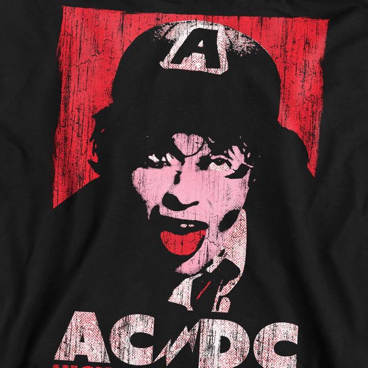 Actual product image AC/DC Unisex Adult High Voltage Live 1975 Sweatshirt (XXL)