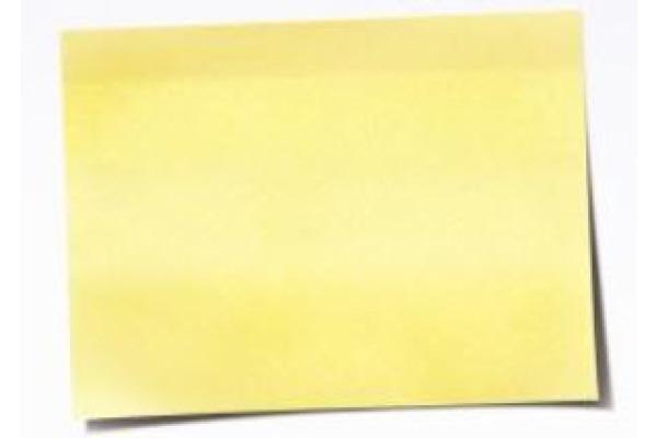 Actual product image Post-it 653y (38 x 51 mm)
