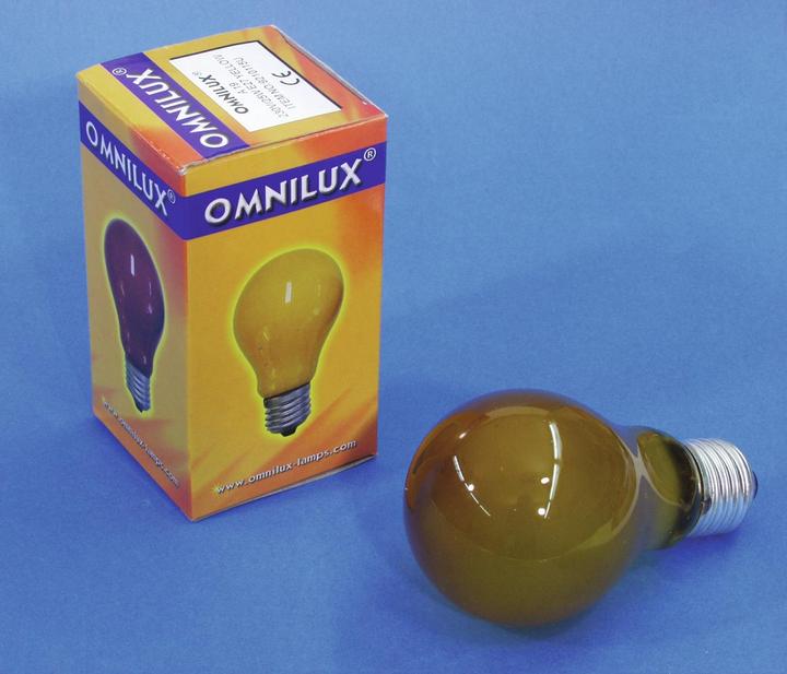 Omnilux A19 230V/25W E-27 gelb (E27)