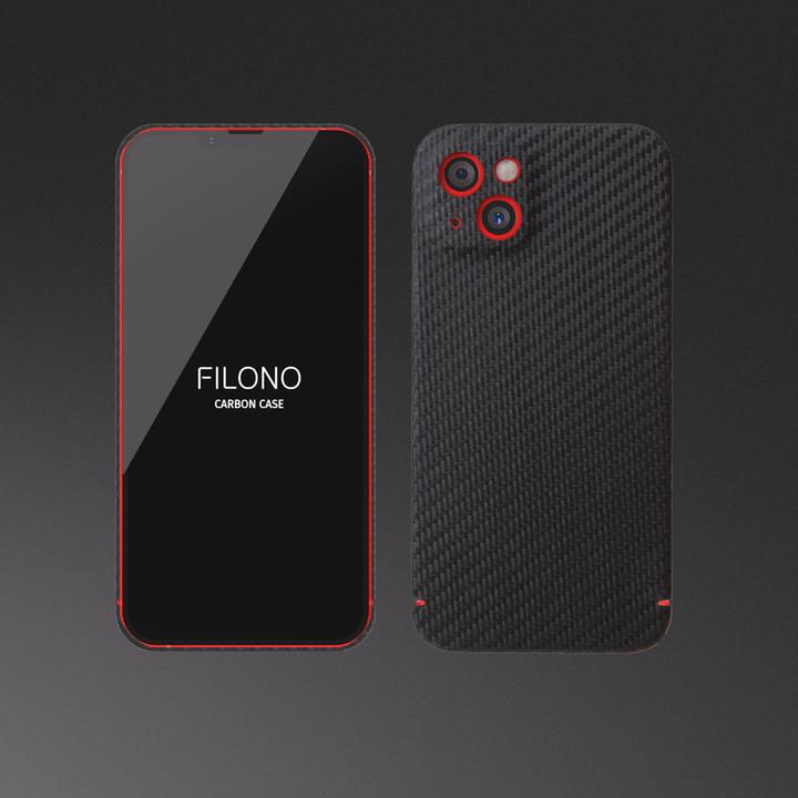 Immagine prodotto Filono Coperchio posteriore in vero carbonio Nero carbone (Apple iPhone 13 mini)