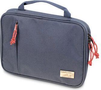 Troika GO URBAN TECH POUCH Kabeltasche für Elektronikzubehör, rPET, dunkelblau