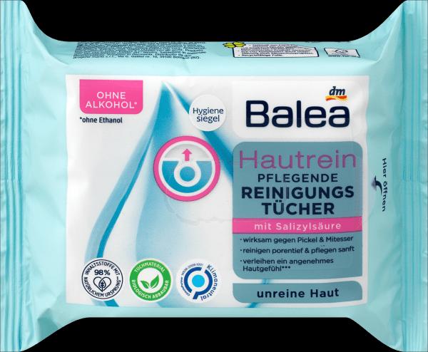 Actual product image dm Balea Skin Clean Nourishing Cleansing Wipes (Cleaning cloths)