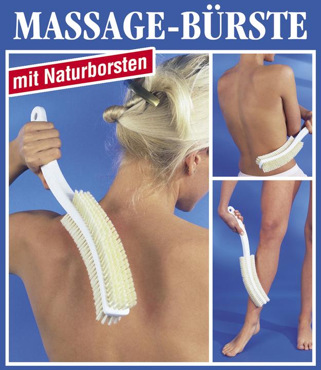 Produktbild Westfalia Massagebürste mit Naturhaarborsten