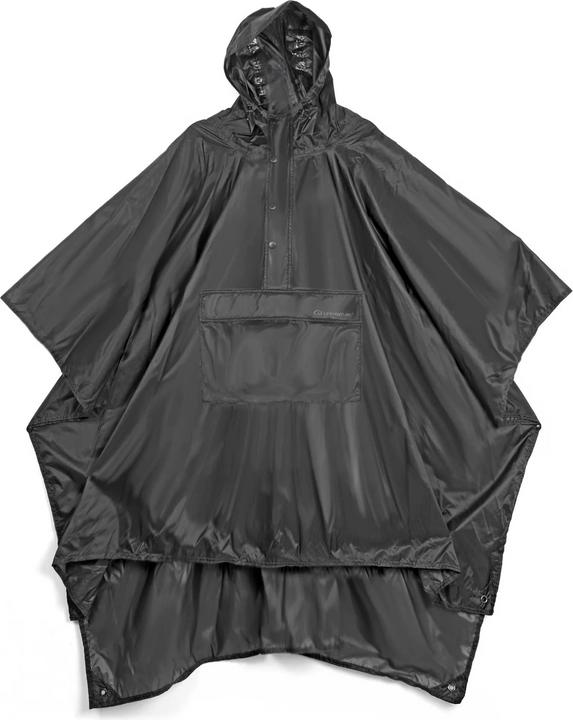Produktbild Lifeventure Poncho, Black (One Size)
