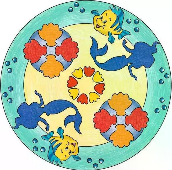 Actual product image Ravensburger Mandala Disney Princess