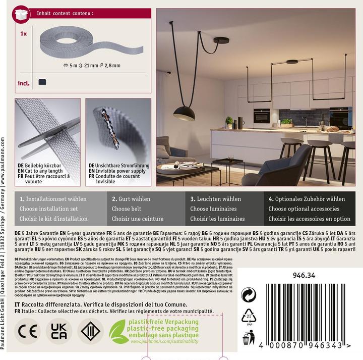 Actual product image Paulmann Gurt-System ULine Gurt