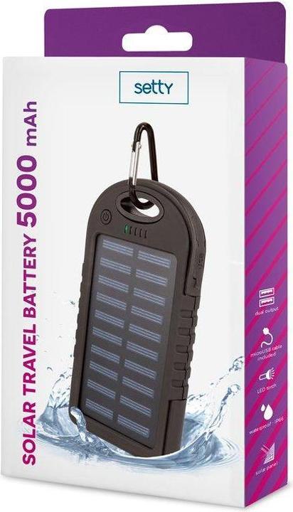 Immagine prodotto Setty Banca di energia solare (5000 mAh, 20 W)