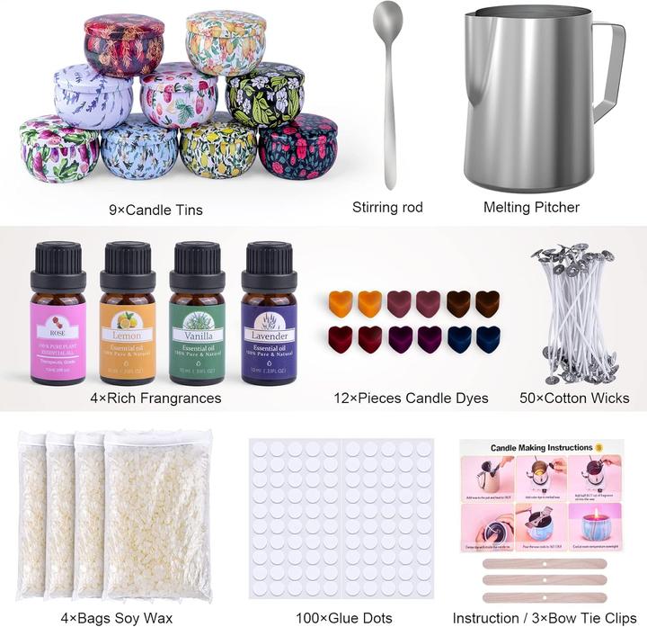 Produktbild Vazillio Kerzenherstellung Kit "Scented Candles"
