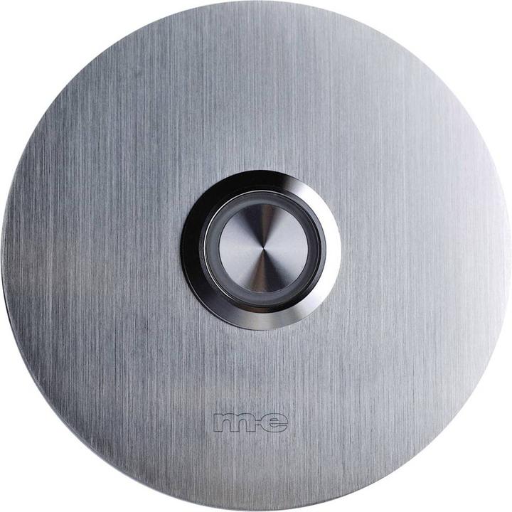 Produktbild Modern-Electronics Edelstahl Klingeltaster mit integriertem Leuchtring KTC 90