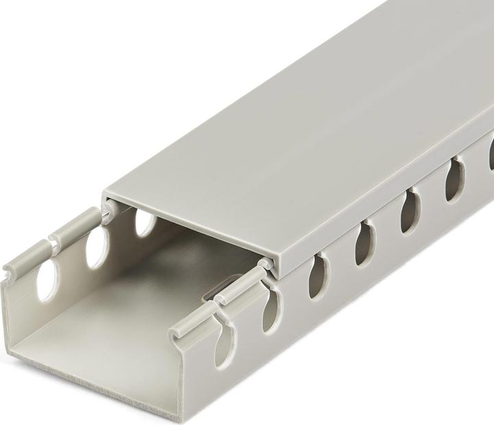 Produktbild StarTech Open Slot Cable Management Raceway with Cover, 2"(50mm)W x 1"(25mm)H, 6.5ft(2m) (Kabelkanal, 200 cm)