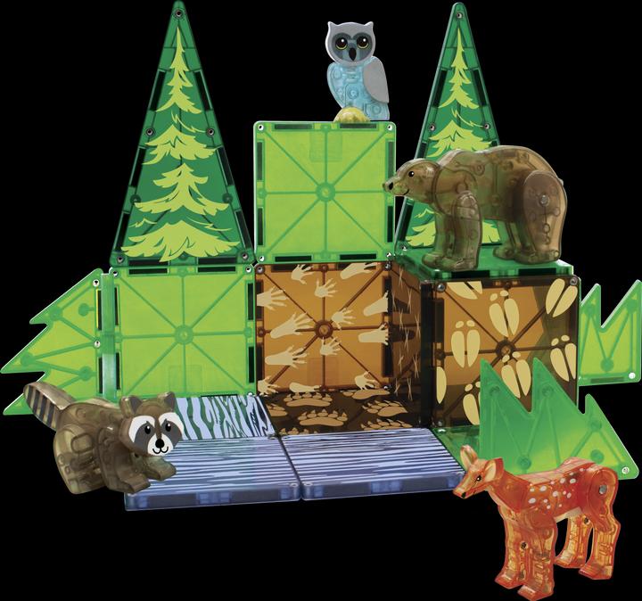 Immagine prodotto Magna-Tiles Set di animali della foresta (25 pezzi)