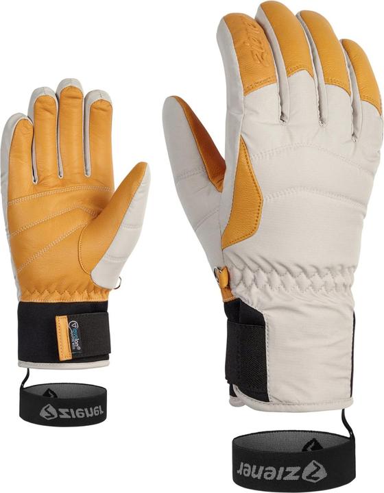 Ziener Alpine Gloves Damen Ski Handschuhe KALE beige - 6,5 (6.5)