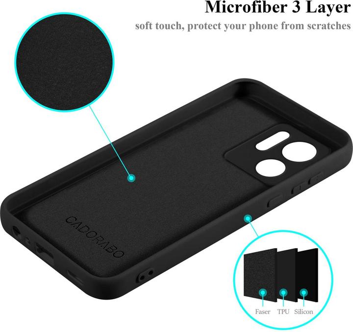 Image du produit Cadorabo Housse pour Motorola Edge 40 TPU avec design Liquid Protection silicone (Motorola Edge 40)