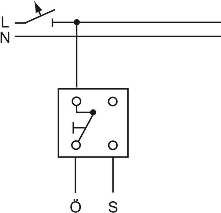 Actual product image Busch-Jaeger Changeover switch insert