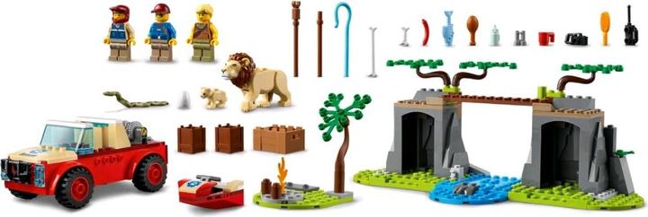 Actual product image LEGO City 60301 off road vehicle to rescue wildlife (60301, LEGO City)