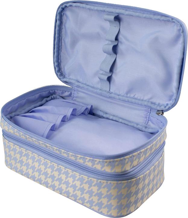 Produktbild Tender Love + Carry Blue Cream Houndstooth - Double Zip Utility