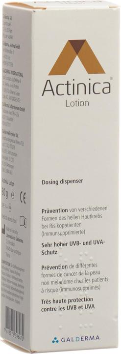 Actual product image Actinica Galderma (Sun cream face, SPF 50, 80 ml, 132 g)