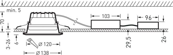 Produktbild Trilux LED-Downlight (2000 lm)