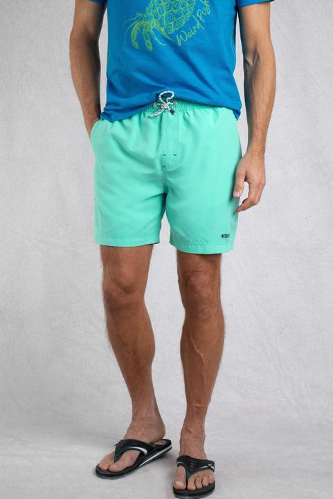 Actual product image Weird Fish Mens Banning Recycled Polyester Eco Friendly Swim Shorts (32)