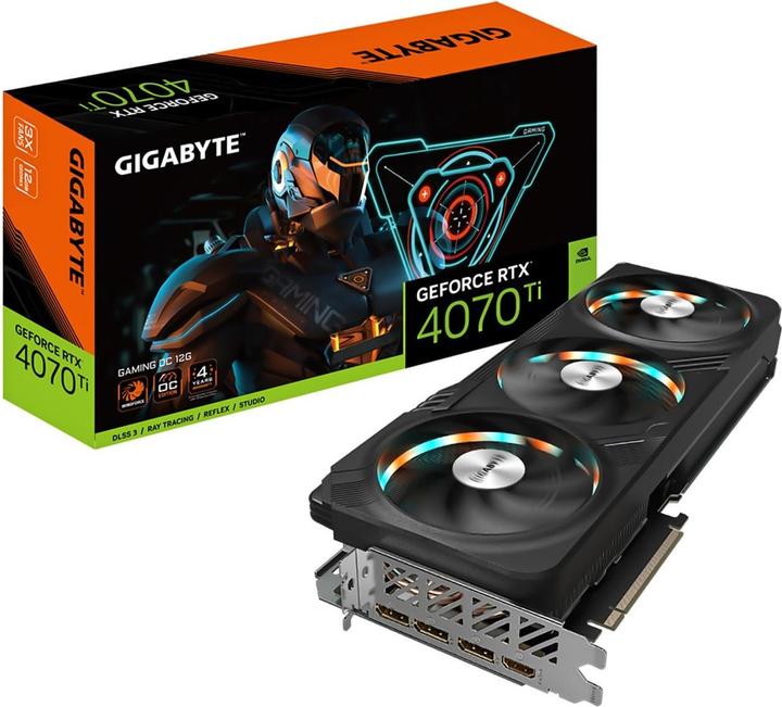 Actual product image Gigabyte GeForce RTX 4070 Ti Gaming OC (12 GB)