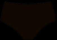 Actual product image Masmi Organic incontinence maxi briefs black size: S - Reuse (S)