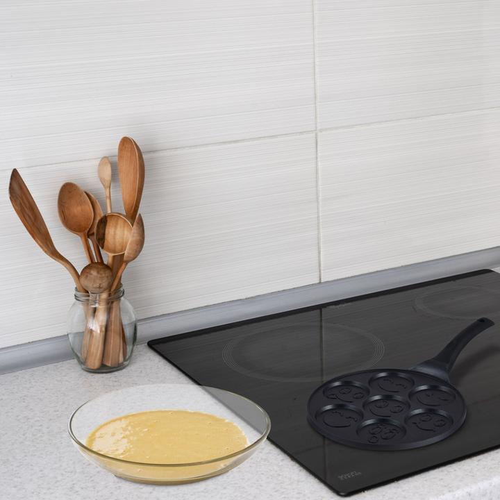 Actual product image Relaxdays Pancake pan (2.65 cm, Pan set + pot set, Aluminium)
