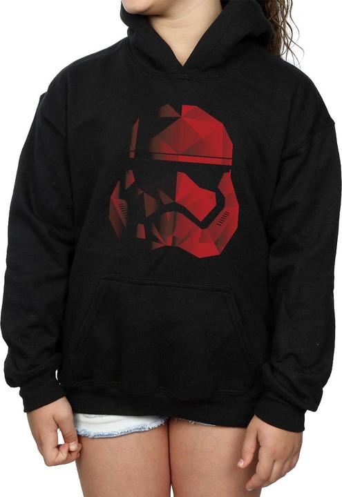 Produktbild Star Wars The Last Jedi Stormtrooper Red Cubist Helmet Kapuzenpullover Mädchen (152, 158)