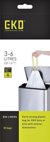 Produktbild EKO Abfallsack 3-6 LTR Typ A (30 x, 6 l)