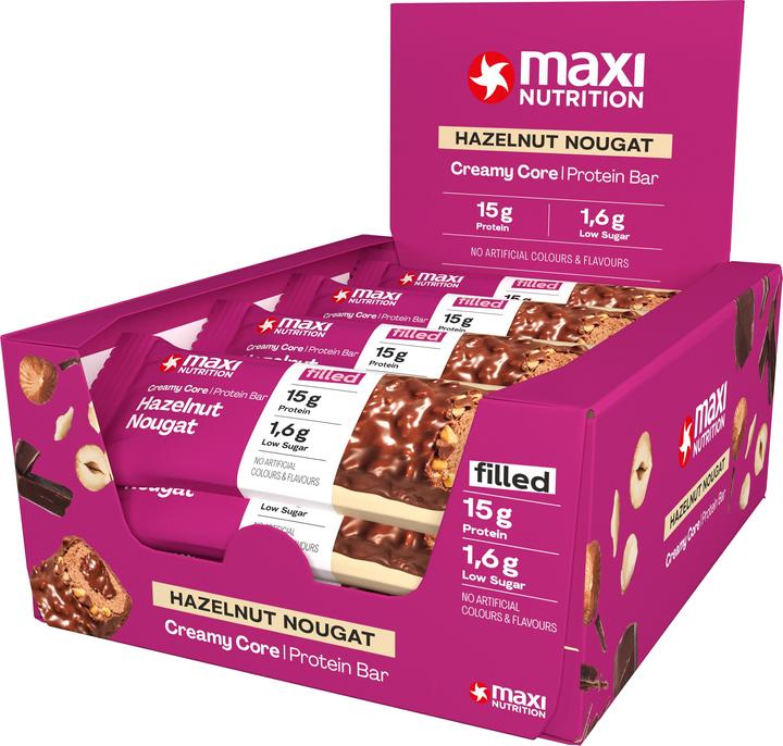 Actual product image Maxi Nutrition Creamy Core Bar Hazel (Nougat, Hazelnut, 1 pcs., 45 g)