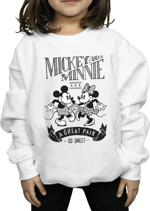 Immagine prodotto Disney Mickey And Minnie Mouse Great Pair Felpa Ragazze (128)