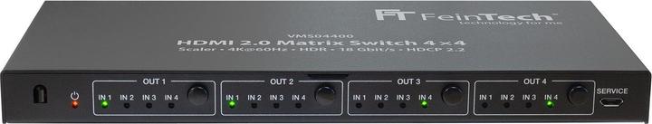 Actual product image FeinTech VMS04400 HDMI 2.0 Matrix Switch 4x4 mit Scaler