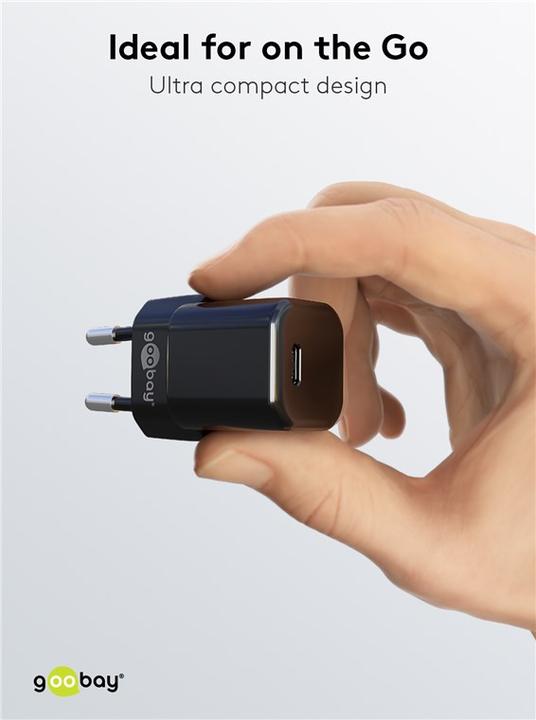 Image du produit Goobay Chargeur Rapide USB-C Nano avec technologie GaN (30 W)