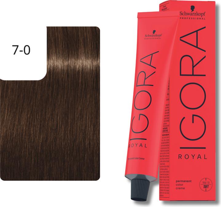 Actual product image Schwarzkopf Professional Igora Royal (7-0 Medium blonde)