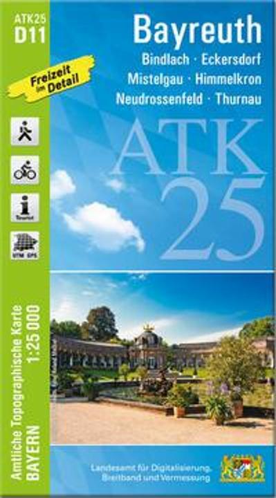 Produktbild ATK25-D11 Bayreuth (Amtliche Topographische Karte 1:25000)