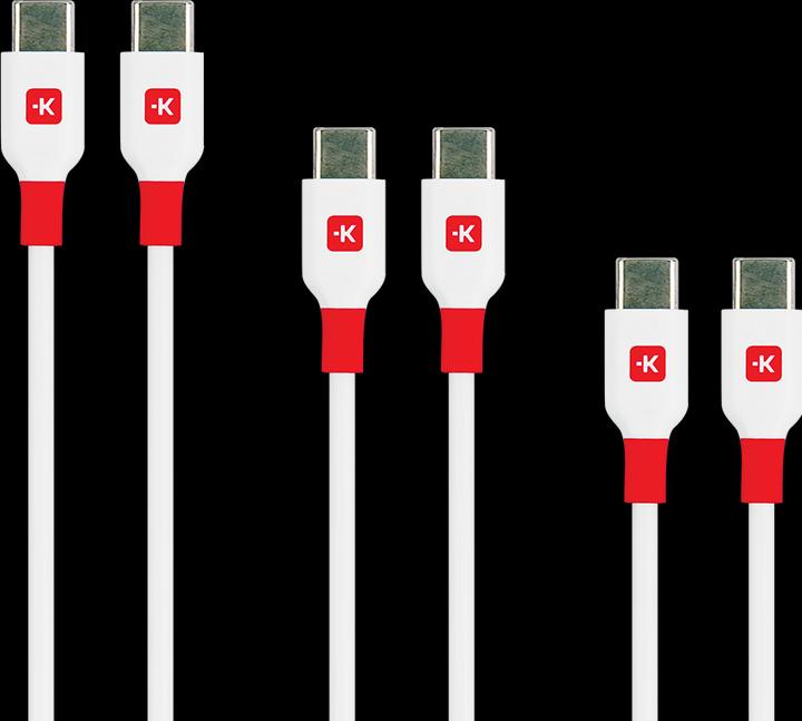 Produktbild Skross USB Kabel USB-C to USB-C Cables 2.0 Multipack, 0,15m / 1,2m / 2,0m wt (0.15 m, USB 2.0)
