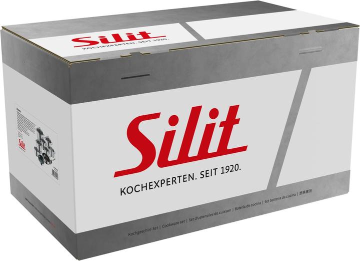 Produktbild Silit Topfset Induktion Kochtopfset 10tlg Glasdeckel Allicante Edelstahl (24 cm, Pfannenset + Topfset, Edelstahl)