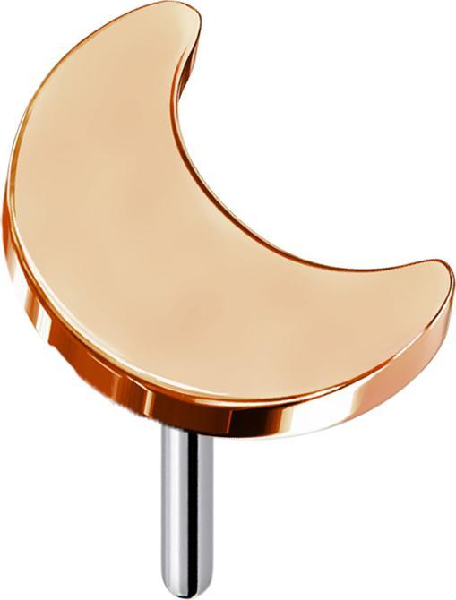 Image du produit Star Piercing Lune sans fil or rose (sans laiton, Titane G23)