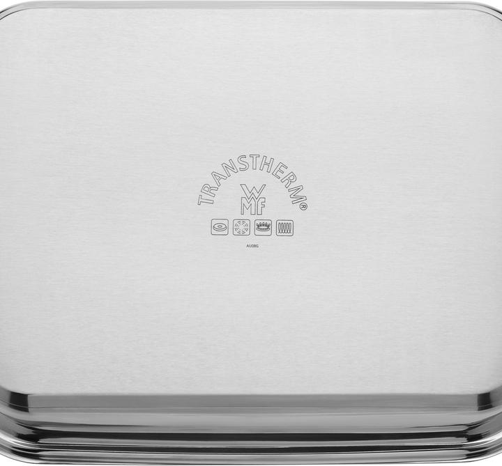Produktbild WMF Dampfgarer Bräter 6,5l Glasdeckel Garblech Vitalis Aroma Edelstahl Induktion