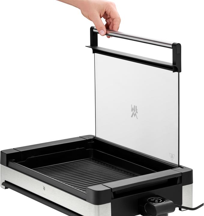 Produktbild WMF Lono Tischgrill gerippt mit Glasdeckel
