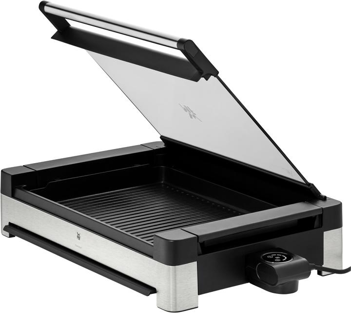 Produktbild WMF Lono Tischgrill gerippt mit Glasdeckel
