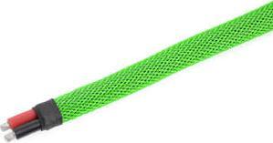 Produktbild G-Force Kabel-SchutzhÃ¼lse - Geflochten - 6mm - Neon GrÃ¼n - 1m (100 cm)